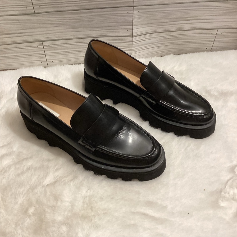 Women’s H&M Y2K Fashionable Chunky Loafers Size 8.5 - Picture 3 of 9